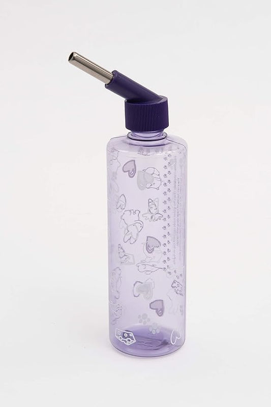 Lixit Standard Cage Water Bottles for Rabbits, Ferrets, Guinea Pigs, Hamsters, Rats, Mice and Other Small Animal's (16 Ounce, Clear)