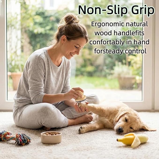 7 Pcs Dog Nail File,Dog Nail File Board,with 6 Pcs Replaceable Sandpape,for Dogs and Cats Grooming Tool