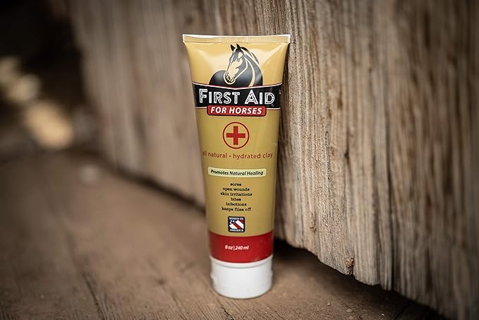 REDMOND First Aid All Natural Hydrated Clay for Horses, 8 Ounce Tube