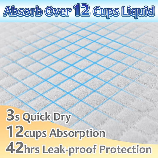 Dogcator Puppy Pads Extra Large 30"x36", 40 Count Thicken XLarge Puppy Pee Pads for Dogs Super Absorbent, Leak-Proof Disposable Pet Training Pad, Potty Piddle Mats for Puppies, Cats, Doggies, Blue