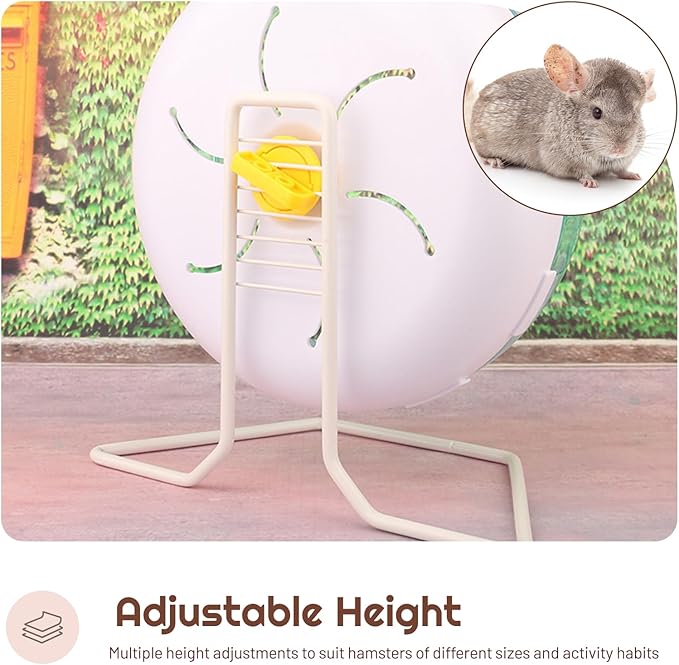 Running Wheel Bracket Hamster Wheel Stand Wheel Support Pet Supplies Hamster Exercise Wheel Holder for Hedgehog Small Animals