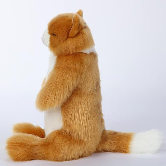 CU-MATE 20" Adorable Stuffed Animals Cat -Handmade Plush Soft Cat -Present Gift for Boys/Girls (Orange Cats)