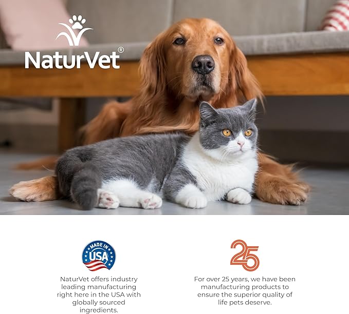 NaturVet Ear Wash Plus Tea Tree Oil for Dogs and Cats, 4 oz Liquid, Made in USA