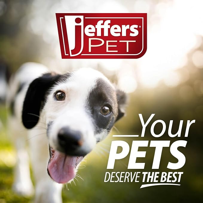 Jeffers Pet Hypoallergenic Shampoo for Dogs, Cats & Small Animals 17 oz – Concentrated Moisturizing Tearless Formula with Aloe Vera & Vitamins A D E, Fragrance & Soap Free, Gentle for Sensitive Skin