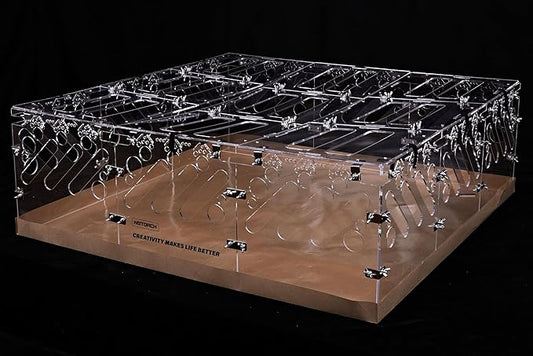 3X3 feet Acrylic Guinea Pig Cages Lid DIY Acrylic Panels with Installation Accessories