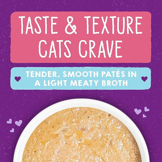 Stella & Chewy's Carnivore Cravings Purrfect Paté - Premium Grain-Free Wet Cat Food - Tuna & Pumpkin Recipe - High Protein with Bone Broth - Perfect for Picky Eaters - 2.8oz Cans (24 Pack)