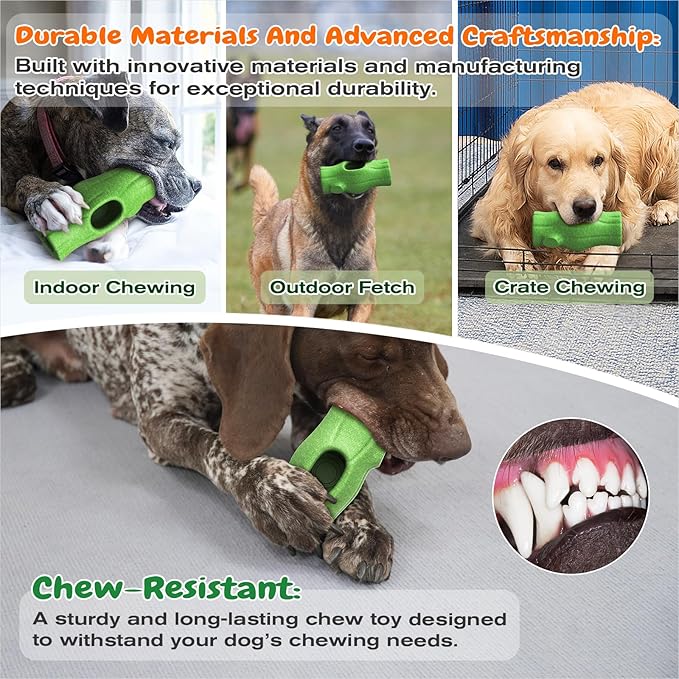 KADTC XL 3-in-1 Durable Frozen Treat Dog Toy, Stuffable Lick Toy & Indestructible Chew Bone for Aggressive Chewers, Long-Lasting Enrichment for Medium & Large Dogs