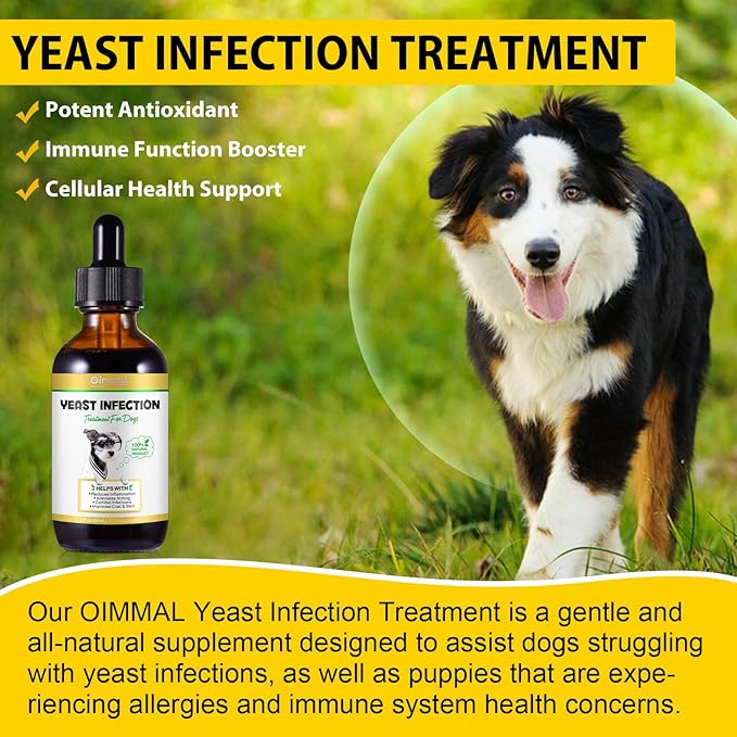 VOSIFSDIY Yeast Infection Treatment for Dogs, Natural Dog Yeast Infection Treatment Supports Itch Relief, Ear Infection, Allergy Relief, Pet Supplies Dog Herbal Supplement, Bacon Flavor
