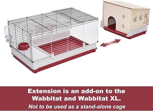 MidWest Homes for Pets Rabbit Hutch Extension | Wood Rabbit Hutch Extension Fits Midwest Models 158 & 158XL, 158HEX