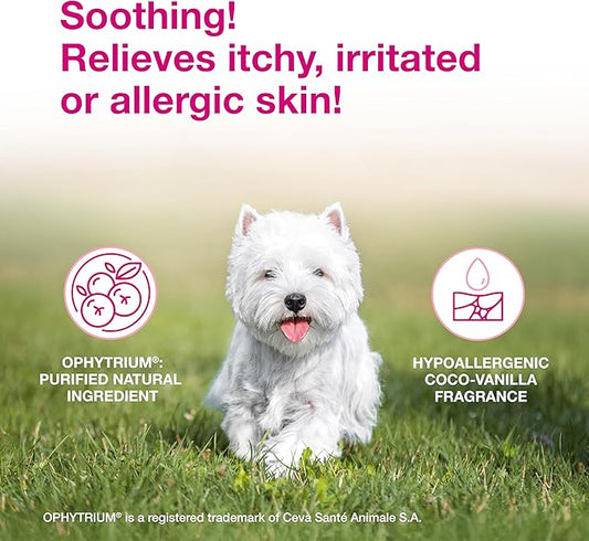 Douxo S3 Calm Shampoo, Contains 0.75% Ophytrium, Soothing, For Itchy, Irritated or Allergic Skin, For Dogs and Cats, 16.9 fl. oz. (500mL)