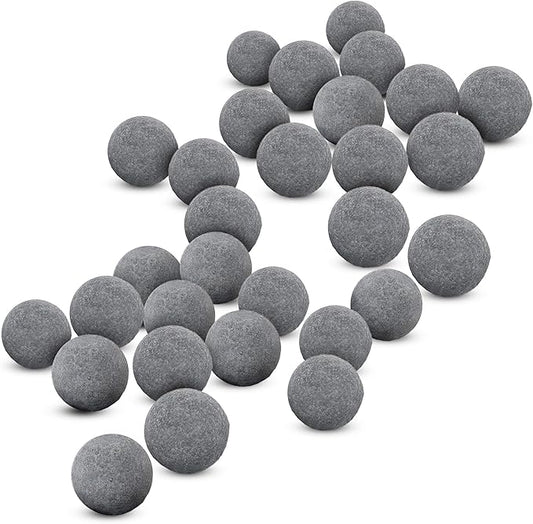 SunGrow Calcium-Rich Energy Balls, Fish Tank Cleaning Aid, Calcium Ball for Betta, AquariummDecor, Fish Activity Booster, Energy Source for Fish, Breeding Support, Betta Tank Accessories, 30 pcs