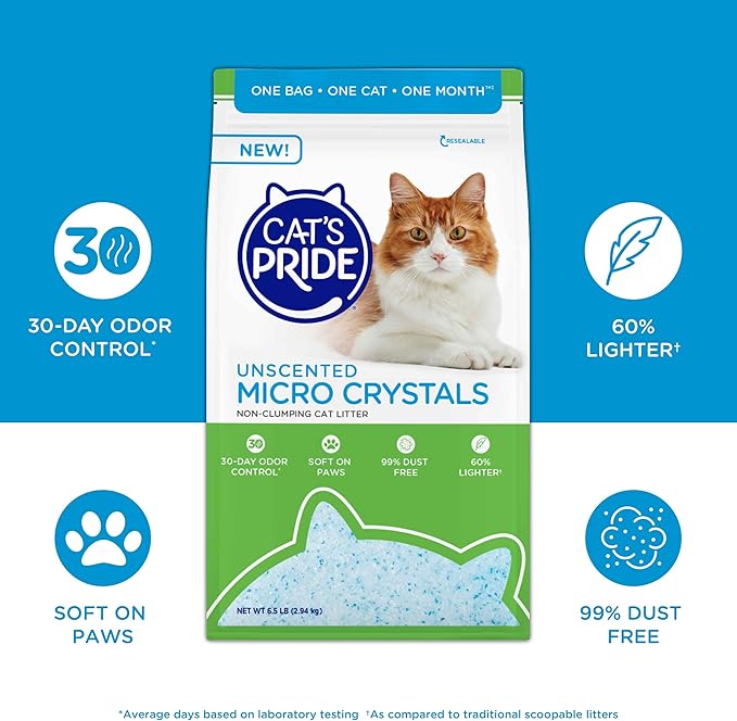 Cat's Pride Crystals - Unscented 6.5#