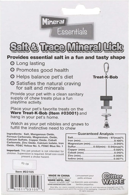 Ware Manufacturing Apple/Carrot Salt and Mineral Small Pet Chew Treat