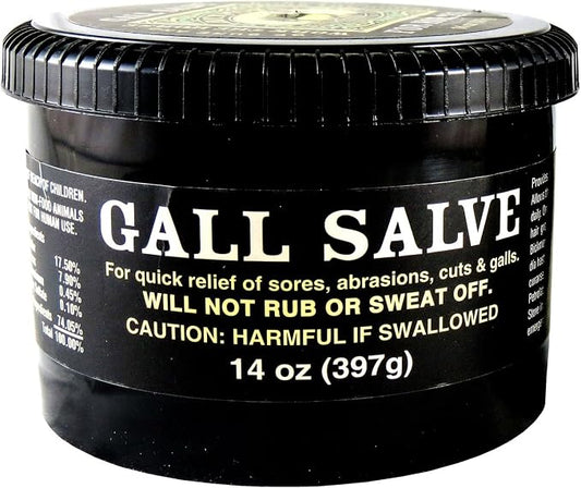 Bickmore Gall Salve Wound Cream for Horses 14oz - Quick Equine Relief of Sores, Abrasions, Cuts and Galls