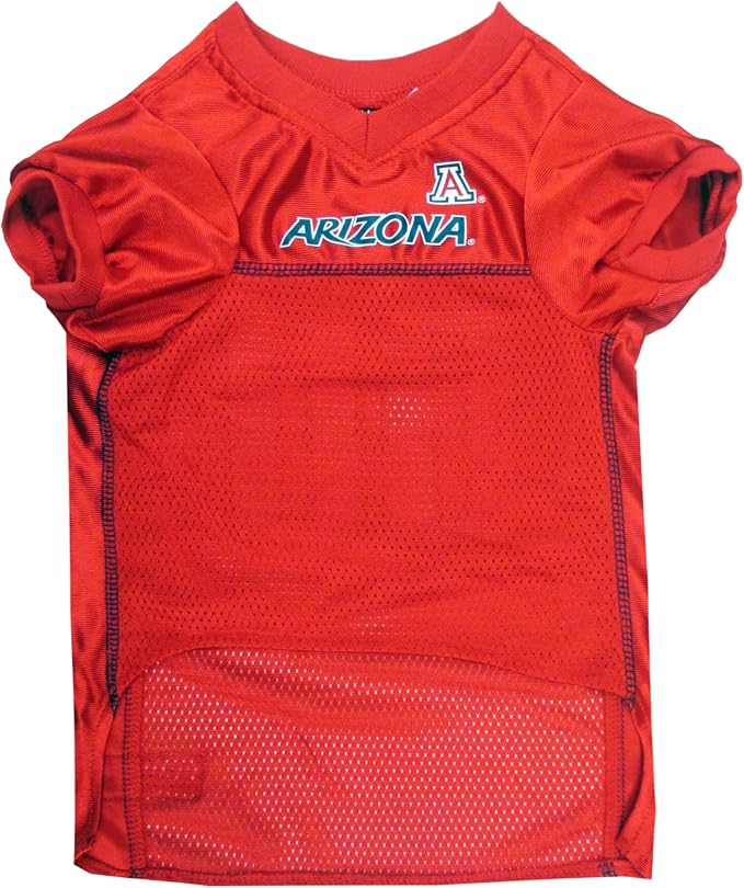 Pets First NCAA College Arizona Wildcats Mesh Jersey for DOGS & CATS, X-Large. Licensed Dog Jersey with your Favorite Football/Basketball College Team