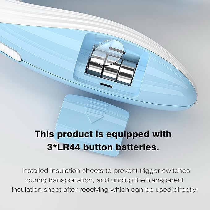 Cat & Dog Nail Clippers with LED Light, Illuminates Nail Bloodline to Prevent Overcutting, Pet Nail Trimmer with Safety Guard & Built-in Nail Catcher for Dog Cat Rabbit Small Animals(Blue)