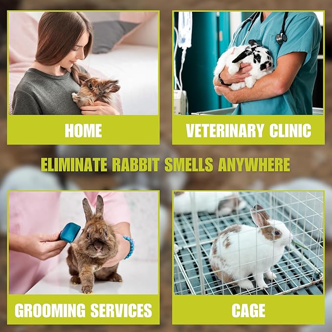 SMELLEZE Natural Rabbit Odor Eliminator Deodorizer: 2 lb. Granules Removes Urine & Poop Stench