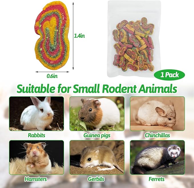 Fhiny 0.29lb Rabbit Chew Toys, Mixed Forage Beetroot Carrot and Pumpkin Bunny Treats for Hamsters Guinea Pigs Chinchillas and Other Small Rodents Teeth Grinding