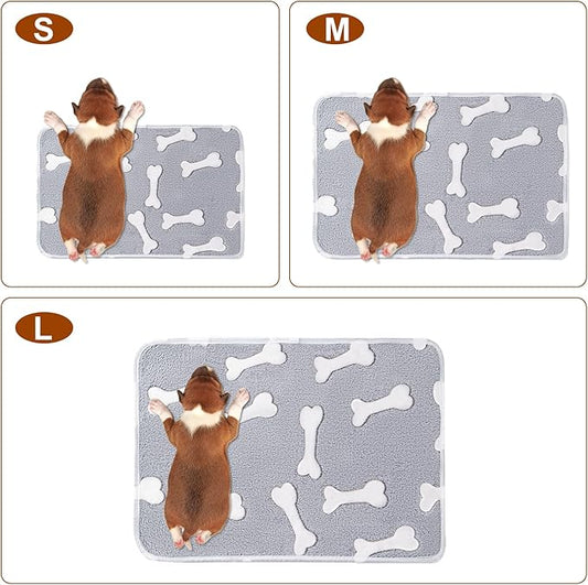 1 Pack 3 Blankets Super Soft Fluffy Premium Fleece Pet Blanket Flannel Paw Printed Throw for Dog Puppy Cat (Medium 30x20'', Star, Bone, Love)
