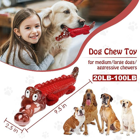 Jeefome Dog Toys for Aggressive Chewers - Indestructible Dog Toy to Keep Them Busy & Reduce Boredom for Small/Medium/Large Breed