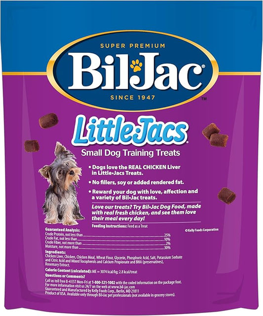 Bil-Jac Little-Jacs Small Dog Training Treats | Soft Chicken Liver Recipe | 16 oz (3-Pack)