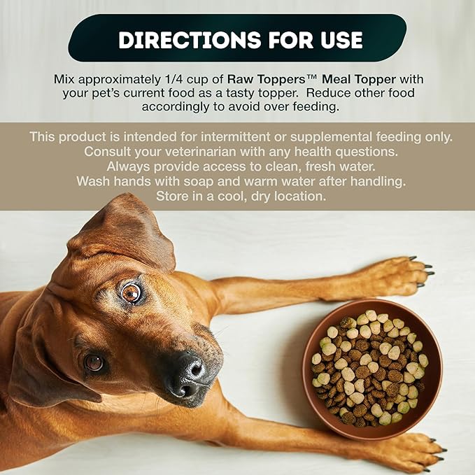 Only Natural Pet Raw Toppers Salmon & Whitefish - Protein Packed, Great Tasting Freeze Dried Raw Food Topper for Dogs - 5.5 OZ Bag 2 Pack (S)