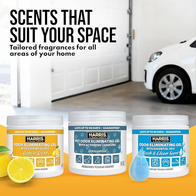 Harris Odor Eliminating Gel- Lemon