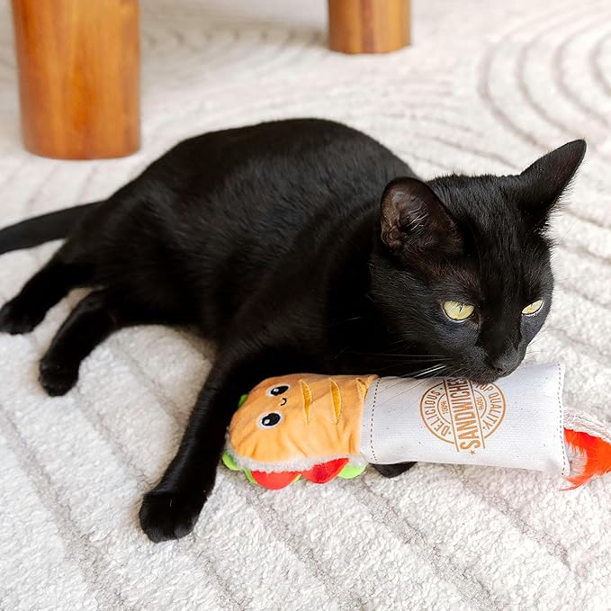 Deli Delight Kicker with Energizing Catnip Cat Toy, Pack of 1