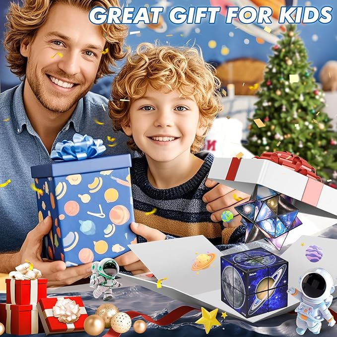 Star Cube Magic Cube Set, 2 in 1 Yoshimoto Cube for Kids and Adults, Toy for Boys and Girls Ages 8-12