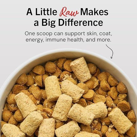Stella & Chewy's Freeze-Dried Raw Tantalizing Turkey Meal Mixers- Dog Food Topper and Mixer - Made with 95% Cage-Free Turkey, Organs & Bone - Perfect for Picky Eaters - Grain-Free - 35 oz (Pack of 2)