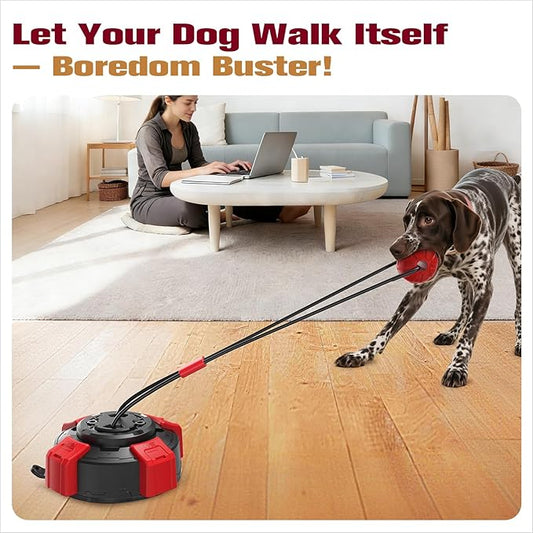 Upgraded Powerful Suction Cup Dog Toy - Cognitive Dog Toys -Tug of War Dog Toy for Aggressive Chewers Durable Puppy Molar Chew Toy with Teeth Cleaning Dog Enrichment Toys for Boredom & Anxiety Relief