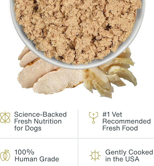 JustFoodForDogs Frozen Fresh Cat Food, Human Grade Wet Cat Food Pate, Fresh Pet Meals and Toppers, Grain Free, No Preservatives, High Protein, Limited Ingredient Gravy, Fish & Chicken 18oz - 7 Pack
