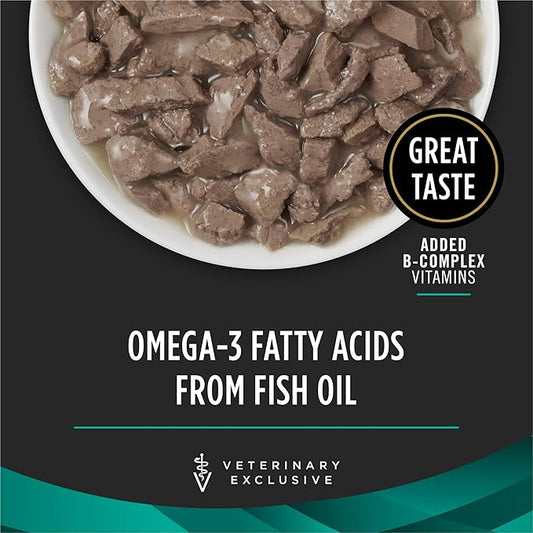 Pro Plan Veterinary Diets Purina EN Savory Selects Gastroenteric with Turkey in Gravy Feline Formula – Digestive Cat Food - 5.5 Oz. Can
