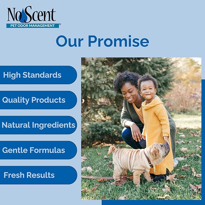 No Scent Pet Fur Odor Spray & Rinseless Cleaner for Dog, Cat, Hamster, Small Animal & Furry Pets (8 Fl Oz / 237 mL)