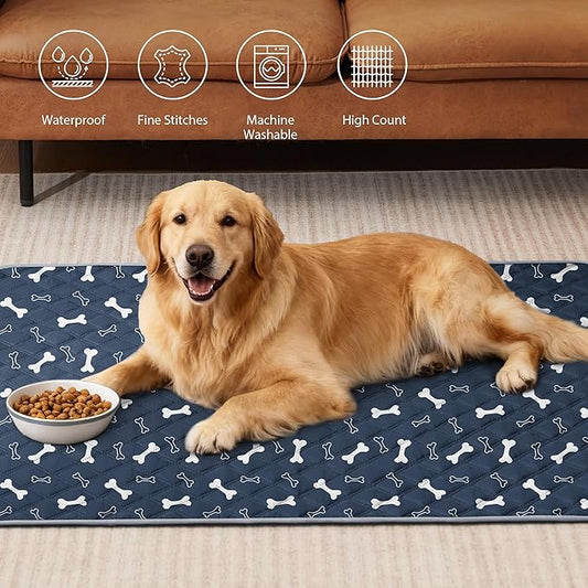 Eterish Reusable Washable Pee Pads for Dogs Large/Extra Large 36'' x 41'' 2 Pack, Absorbent Pet Puppy Dog Training Pads Non-Slip, Waterproof Whelping Potty Pads for Dogs Leak-Proof