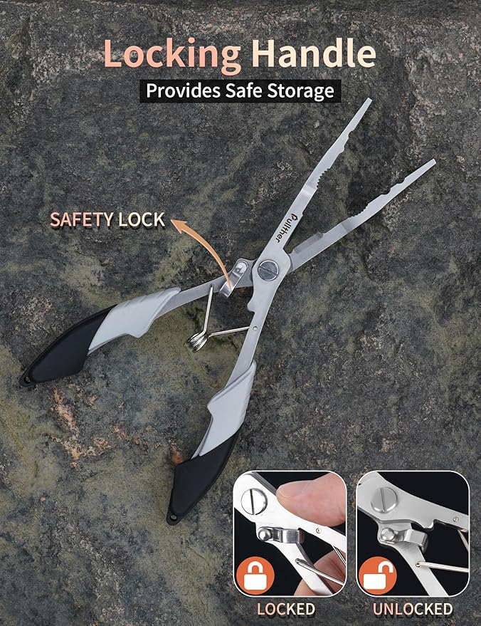 Fishing Gear,Hook Remover Fishing Pliers,Stainless Steel Fishing Tools,Multitool for Saltwater