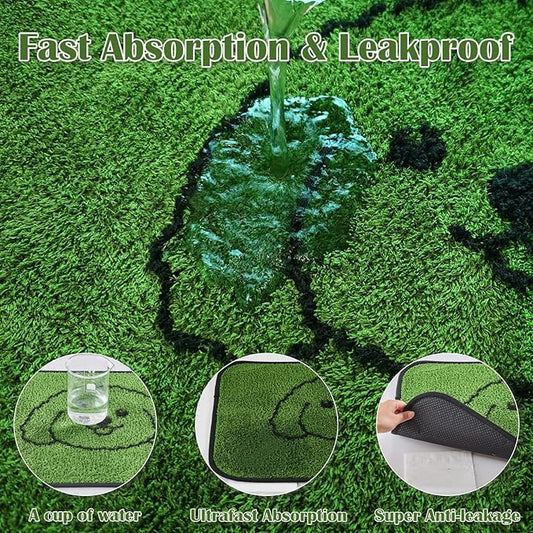Qeils Reusable Puppy Pads, Washable Pee Pads for Dogs 2 Pack Durable Absorbent Leakproof Dog Training Pads for Home or Travel, Non-Slip Wee Wee Pads Potty Pads 36"x24"