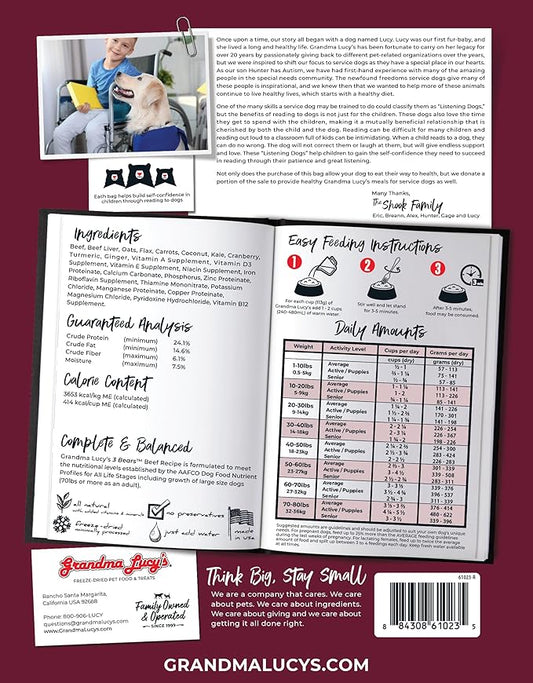 3 Bears Beef Dog Food - 3lb