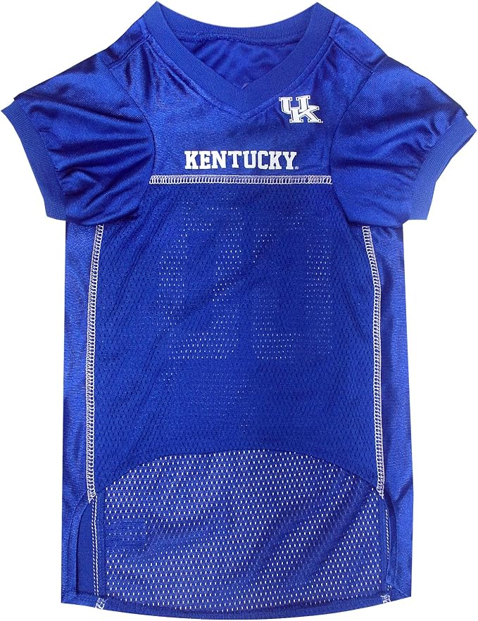 NCAA College University of Kentucky Wildcats Mesh Jersey for Dogs & Cats, Small. Licensed Big Dog Jersey with Your Favorite Football/Basketball College Team (Pack of 2)