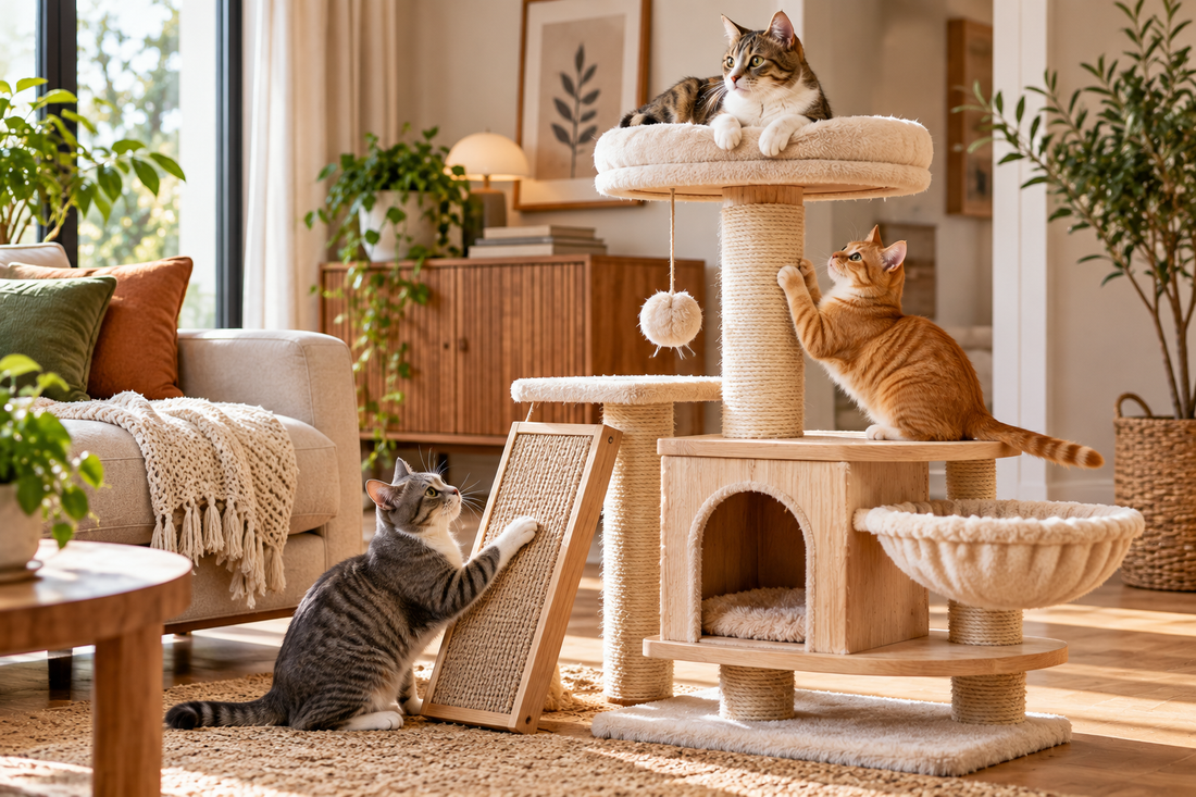 How to Choose the Right Cat Tree or Scratcher for Your Cat