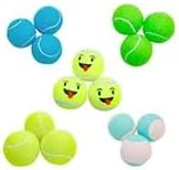 3-Pack Tennis Ball Dog Toys with Squeaker, Interactive Fetch Play for Pets 40 lbs and Over ，Training Balls for Indoor & Outdoor Exercise, 3.28-inch (Sound Ball, 18PCS)