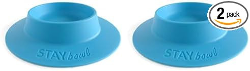 Tip-Proof Bowl for Guinea Pigs and Other Small Pets - Sky Blue - Large 3/4 Cup Size New (Pack of 2)