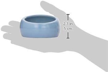 Living World Ergonomic Food Dish, for Small Animals, Blue, Small, 4.22oz, 61682A1