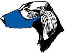 Four Flags Over Aspen Quick Muzzle 7-Piece Set - Blue, Nylon, Dog, Medium & Large Breeds