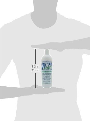 Chris Christensen Spectrum Ten Dog Conditioner, Groom Like a Professional, Gentle Cleansing, Leaves Coat Soft & Silky, Gorgeous Shine, Made in the USA, 473ml