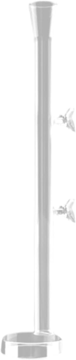 Aquarium Feeder Tube Glass Food Feeding Tube with Round Feeding Tray Fish Tank Shrimp Crab Feeding Accessories Prevents Waste Suitable for Household A, 35cm