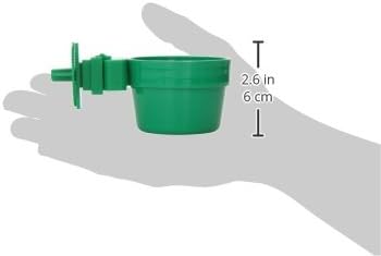 Ware Manufacturing Plastic Slide-N-Lock Crock Pet Bowl for Small Pets, 10 Ounce - Assorted Colors