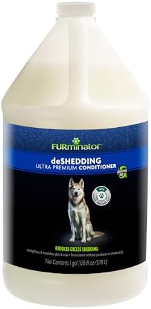 FURminator Bundle | Ultra Premium Deshedding Shampoo and Conditioner. 1 Gallon Bottles. Reduces Excess Shedding.