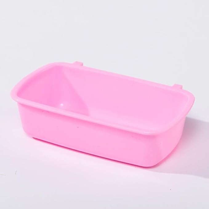 POPETPOP Small Animal Food Bowls 4.72 Inch Hanging Hamster Feeder Bowls for Water and Food Storage Compact Rodent Feeding Dishes for Hamsters Chinchillas and Small Pets Set of 6