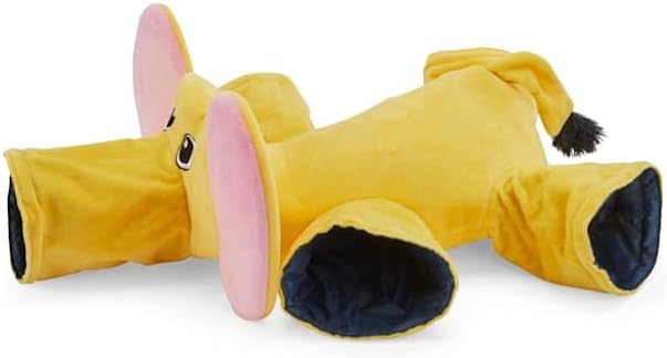 EveryYay by Petco Romp This Way Elephant Ferret Tunnel & Cuddle Blanket 23.6" L X 17.7" W